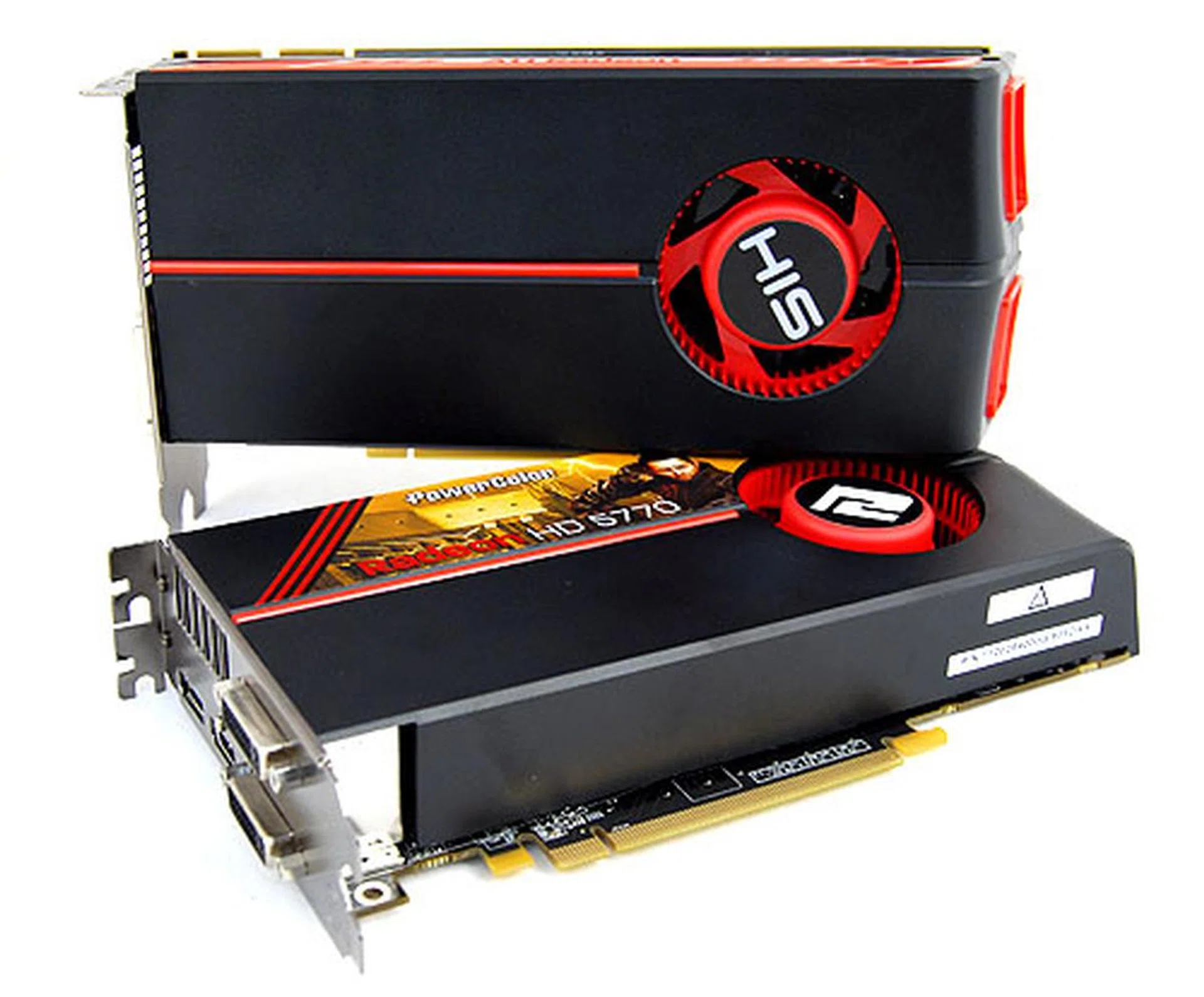 Both cards are priced similarly at US$159 and with both performing identically in our tests, the only difference is that the HIS card comes bundled with Dirt 2, and that's an added plus.