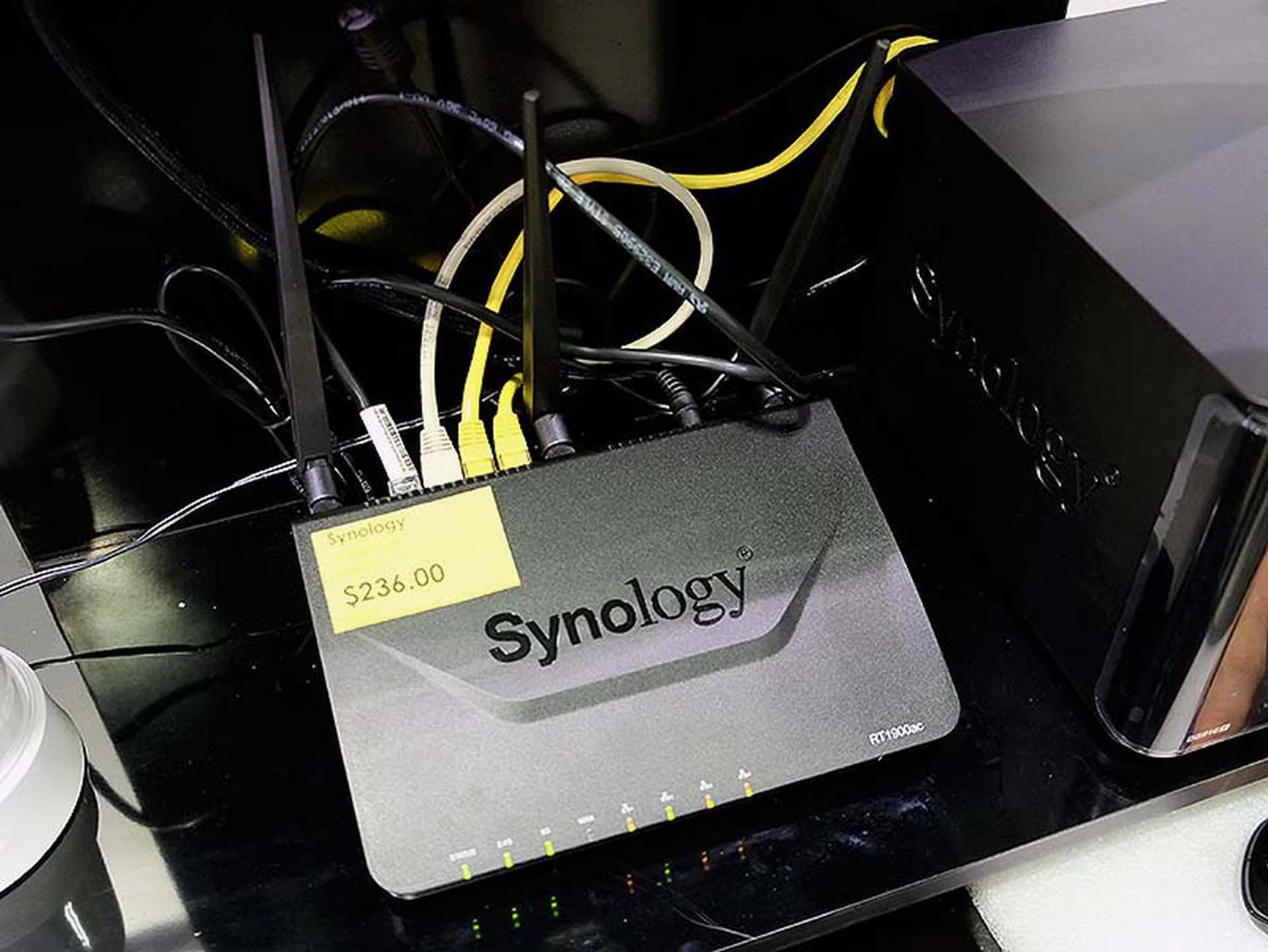 The new Synology RT1900ac router is one of the most affordable AC1900-class routers at the IT Show. It is priced at $236.
