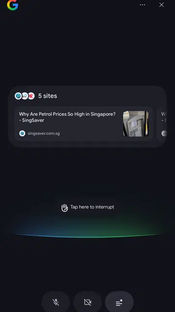 Google Search Live demo