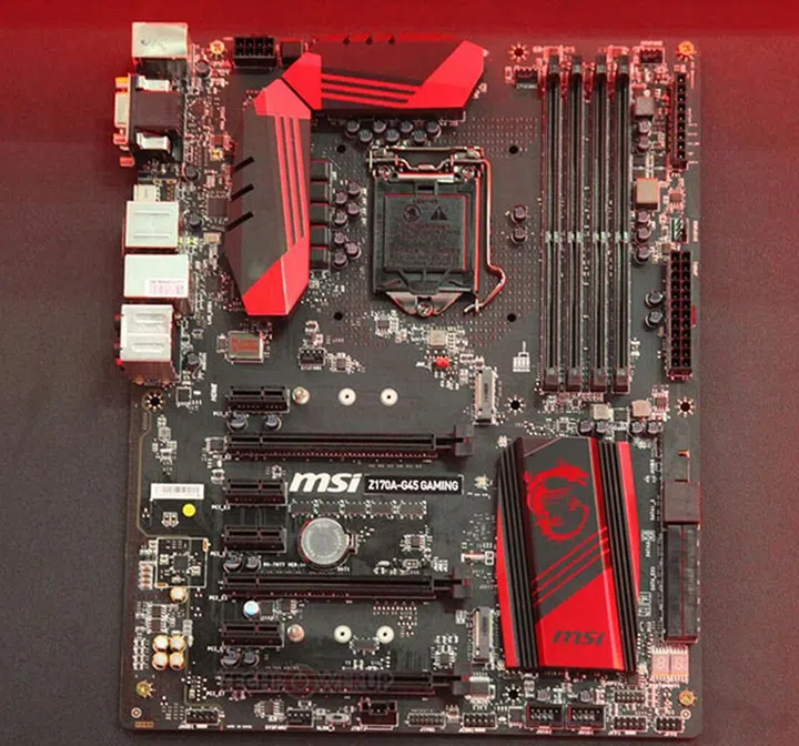 MSI Z170-G45 Gaming. (Image Source: TechPowerUp)