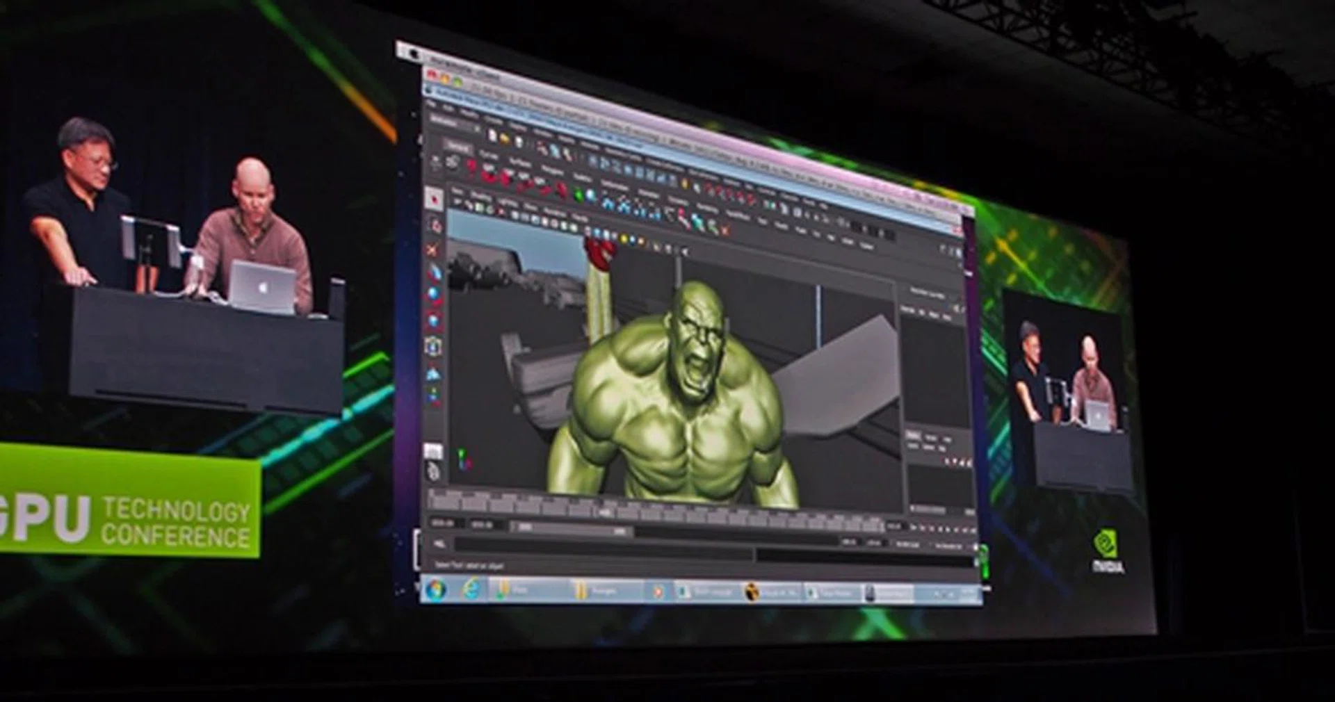 In this demonstration, Grady Cofer, the visual effects supervisor at Industrial Light & Magic, used a Macbook Air to remotely access their Nuke, a rendering application hosted at ILM's server farm to make changes to a scene from the movie "The Avengers".