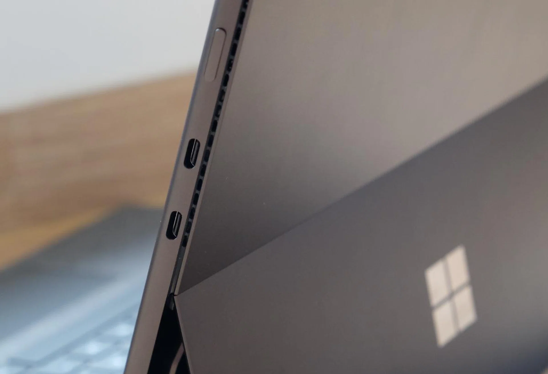 There are only two USB-C ports. Luckily, they support USB4 and Thunderbolt 4.