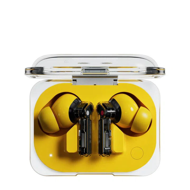 Nothing Ear (a) in yellow. Credit: Nothing.