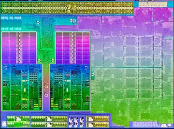 Dieshot of AMD Trinity APU. (Image Source: AMD)