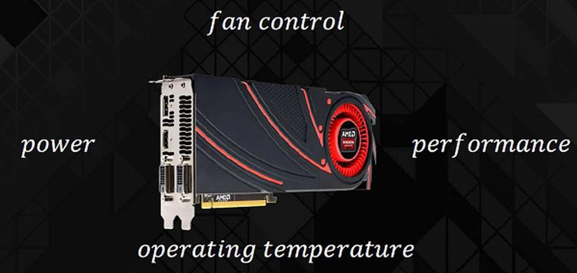 The 4 pillars of the new AMD PowerTune that’s featured in the Radeon R9 290X.