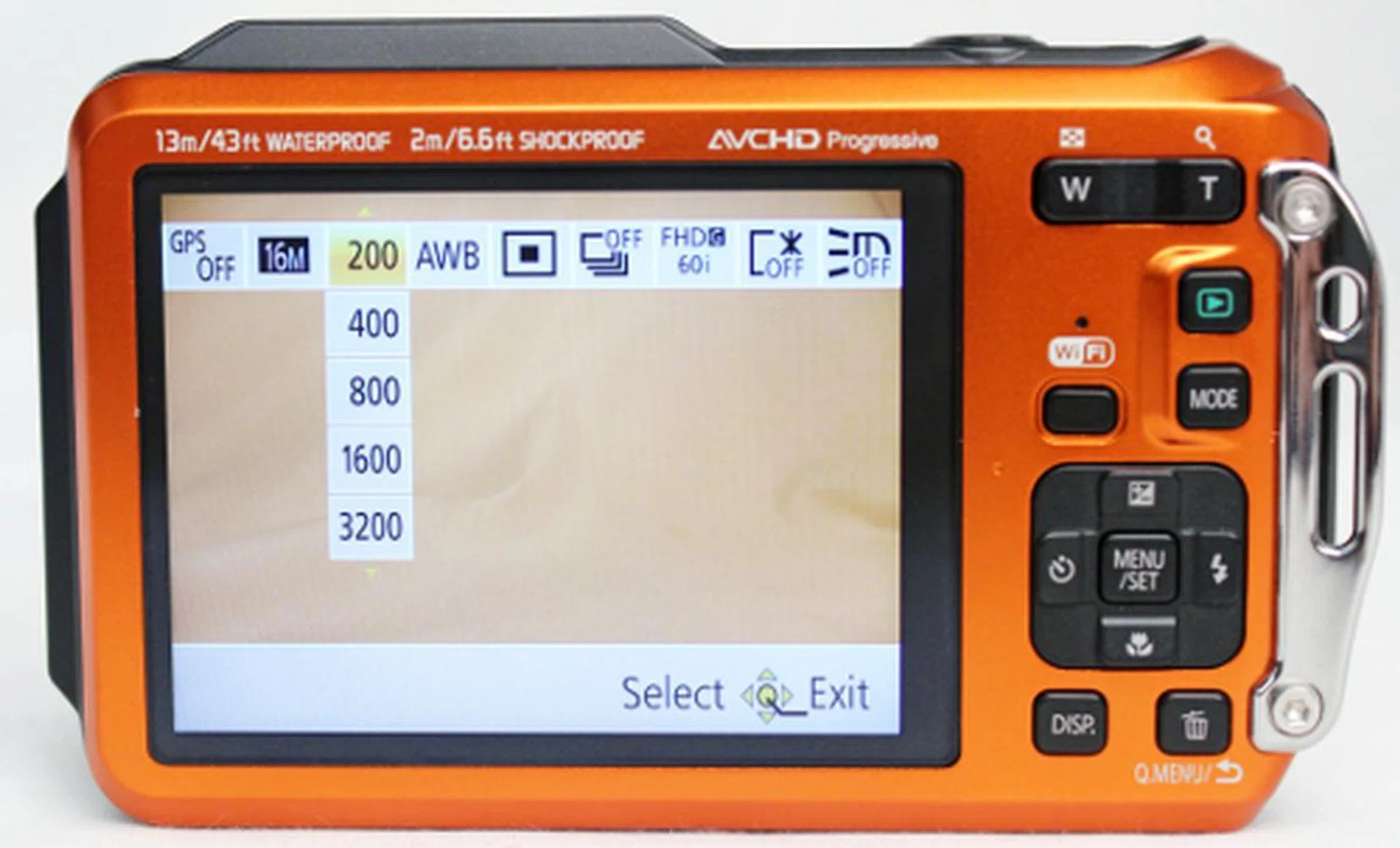 Panasonic's Quick Menu function provides quick access to certain settings. 