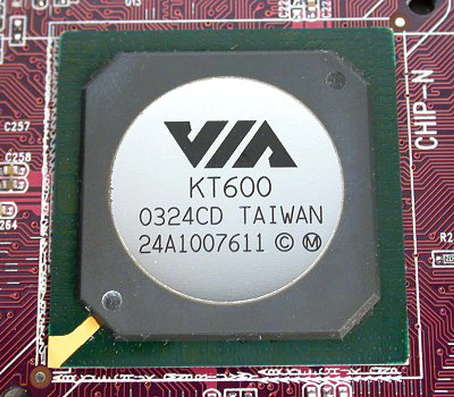 VIA's new KT600 NorthBridge.