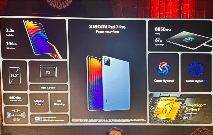 Xiaomi Pad 7 Pro. Photo: HWZ.