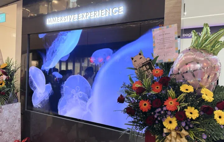 The 98-inch mini-LED TV. 