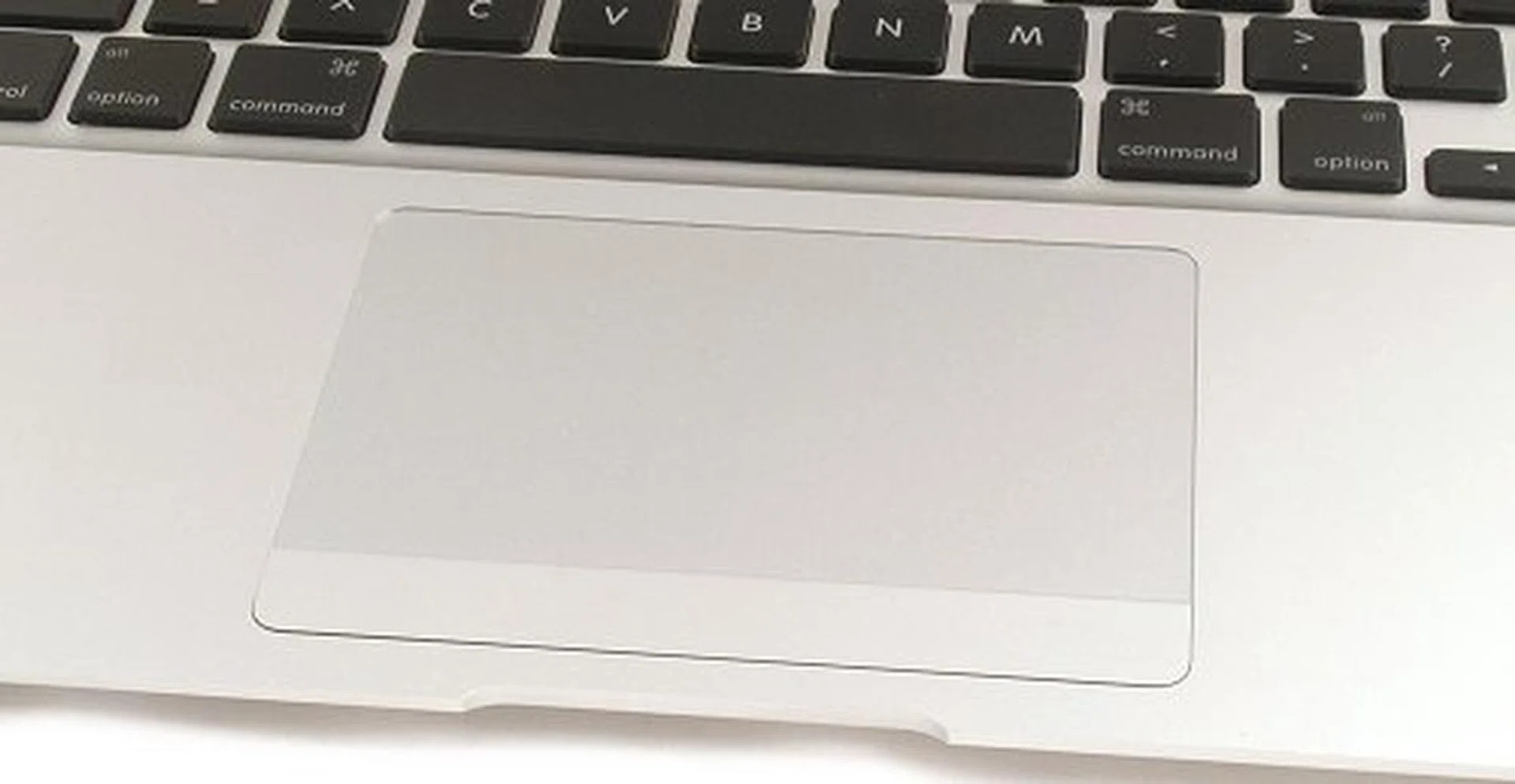 Huge trackpad on the MacBook Air is a welcome upgrade.