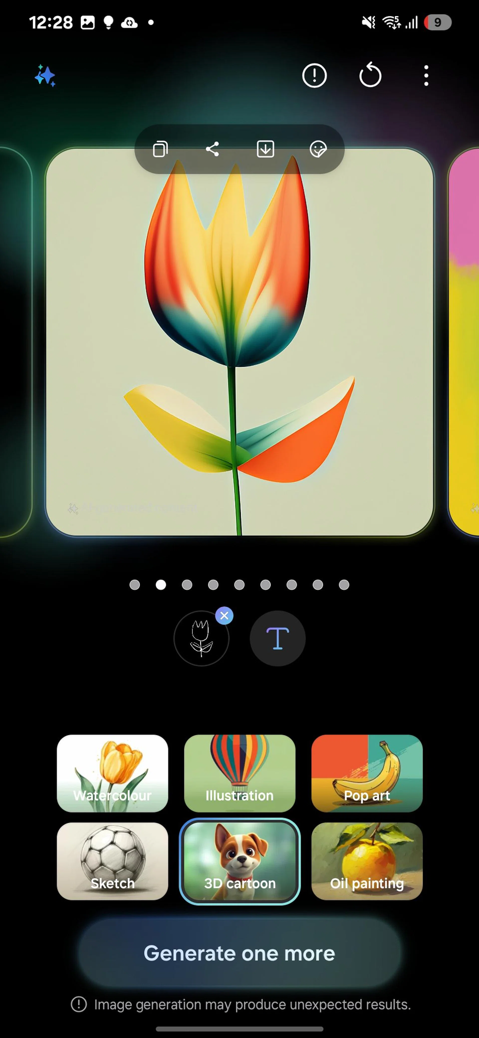 3D cartoon effect. Photo: HWZ.