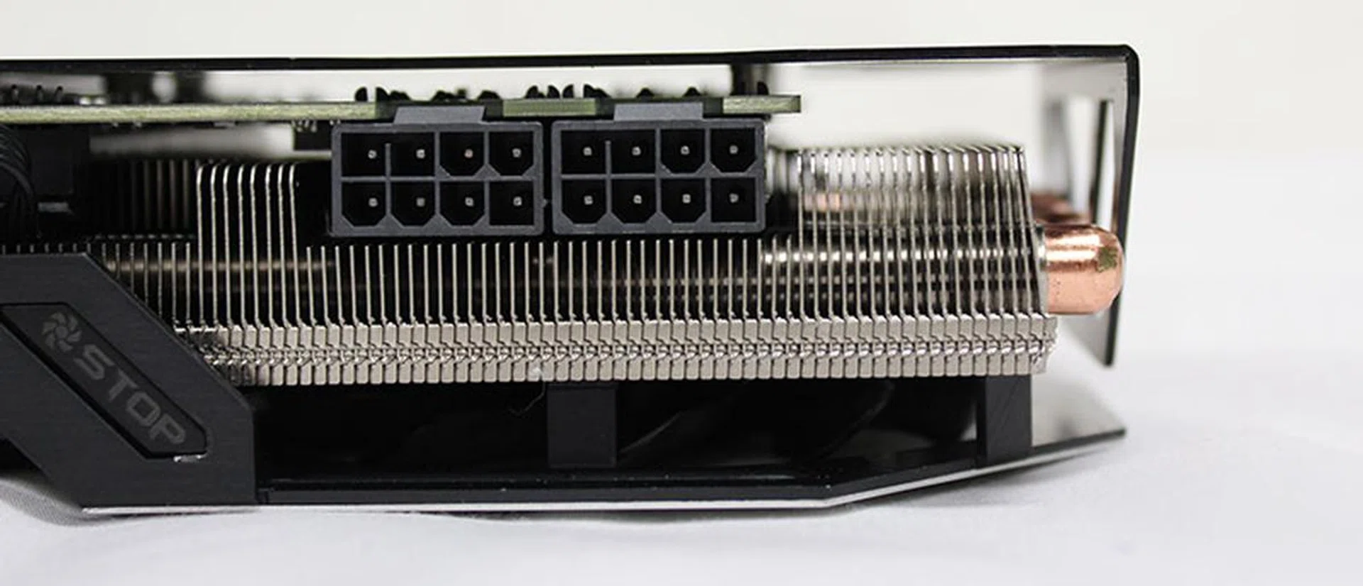 The Gigabyte card is powered via two 8-pin PCIe power connectors.