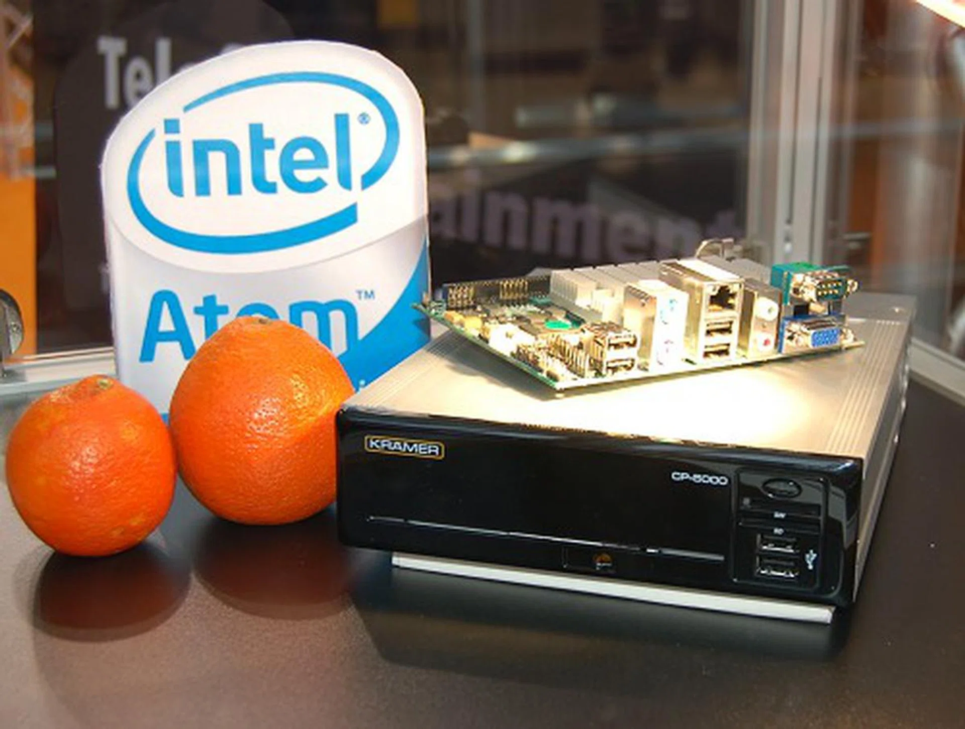  Coming up in the second half of the year is this CP-5000 model that's powered by an updated Intel Atom platform and can be mounted within the front head unit of the car for seamless integration. No others specs are available at the moment, but this goes to show the proliferation of the mighty Intel Atom in various other industries just as Intel envisioned.  