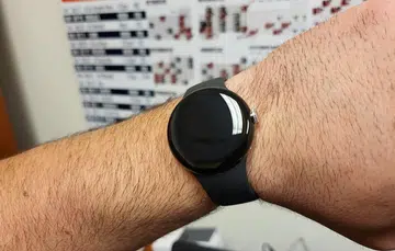 A real-life photo of the Google Pixel Watch. <br>Image source: u/tagtech414