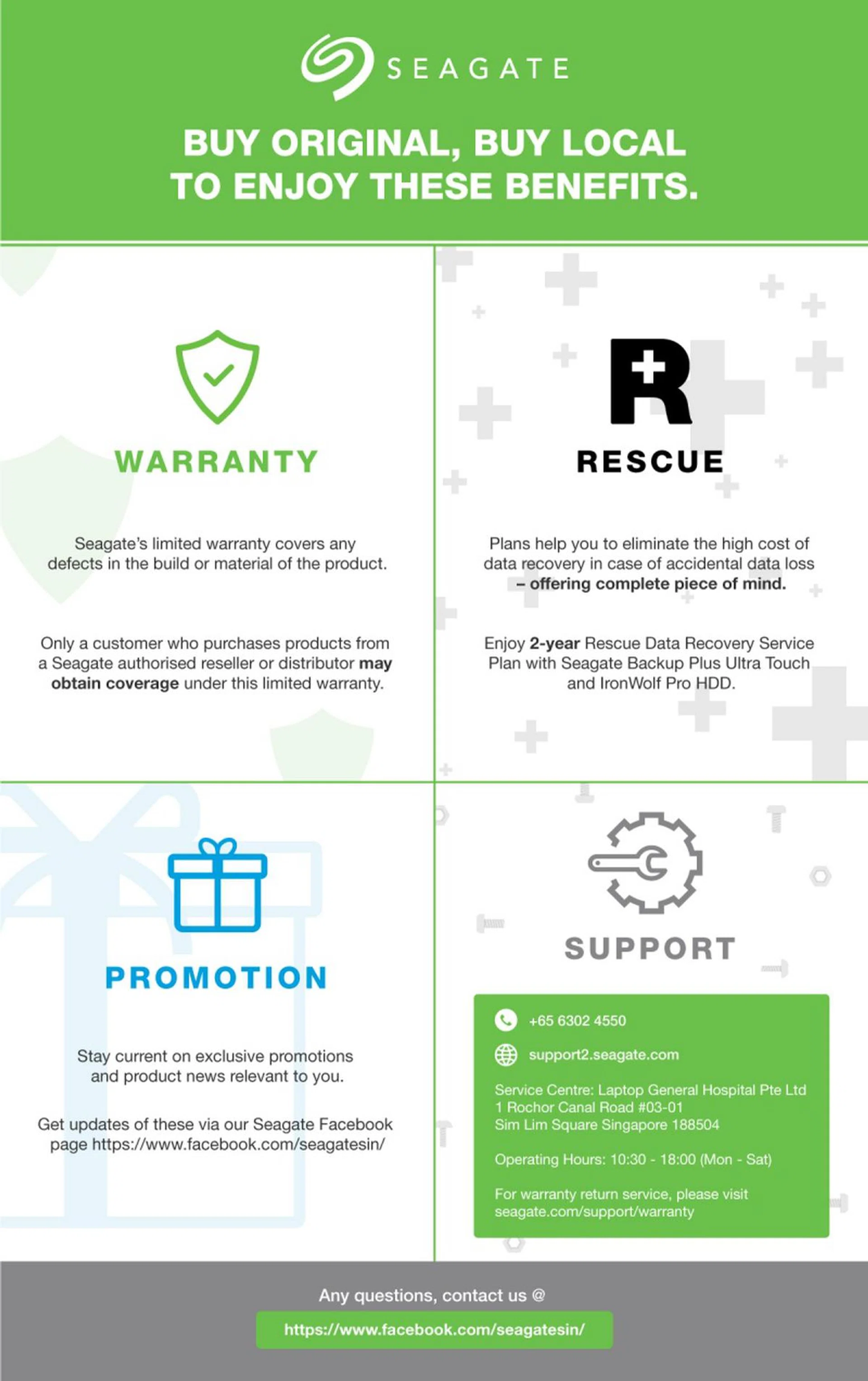 Why buying an original Seagate drive locally is the best option. Image courtesy of Seagate.