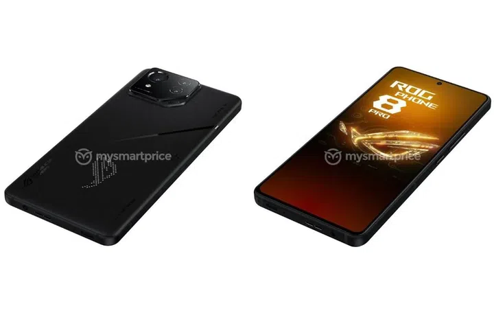 ROG Phone 8 front and back renders. Image credit: MySmartPrice.