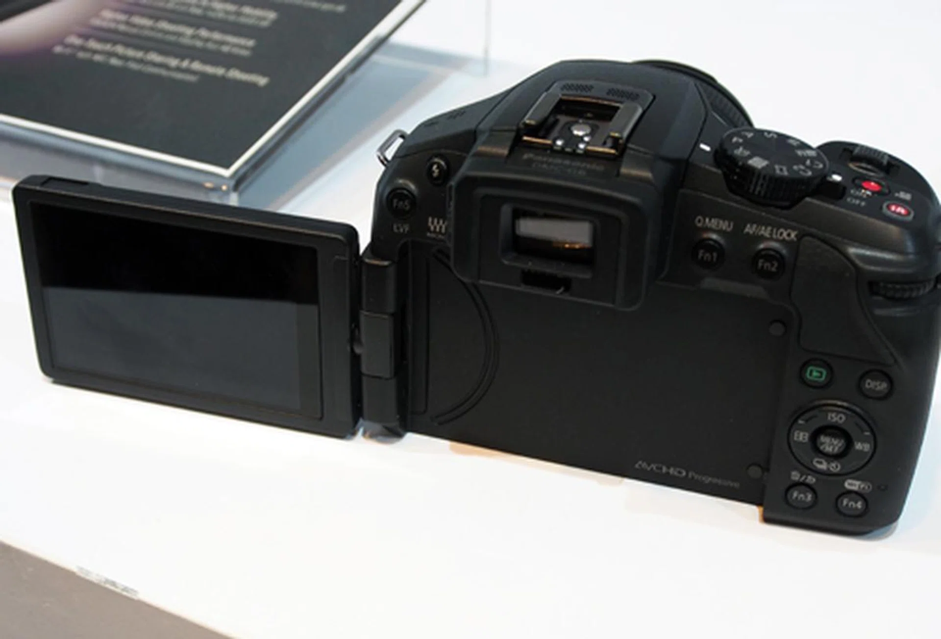 The G6 features a display that can be flipped out for more creative shooting options. 
