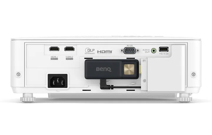 There are a number of connectivity options. Image courtesy of BenQ.