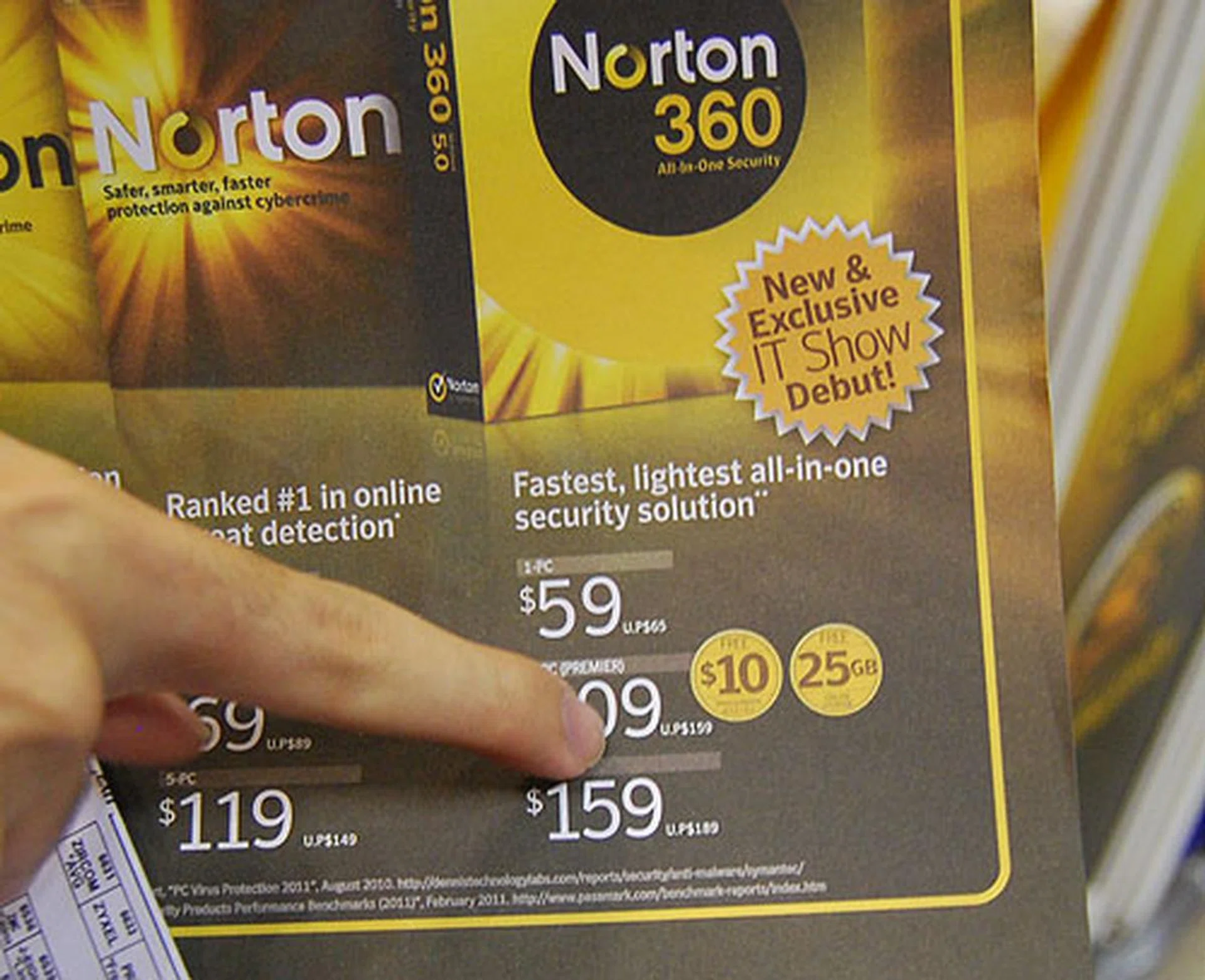 Exclusive prices for the Norton 360 package. 