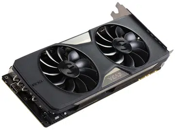 You can see the additional HDMI port at the front of the card here. (Image Source: EVGA)