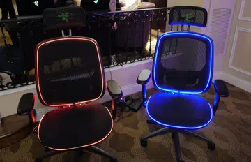 Project Arielle is a concept gaming chair that's built upon the Fujin Pro. Image: HWZ