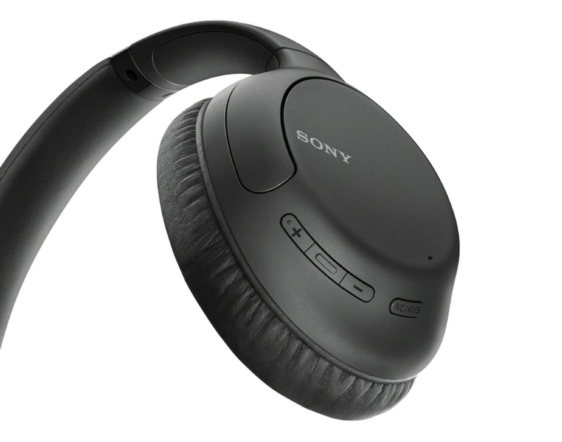 Buttons on the ear cups let you access important functions like playback, volume, and ANC controls. (Image source: Sony)