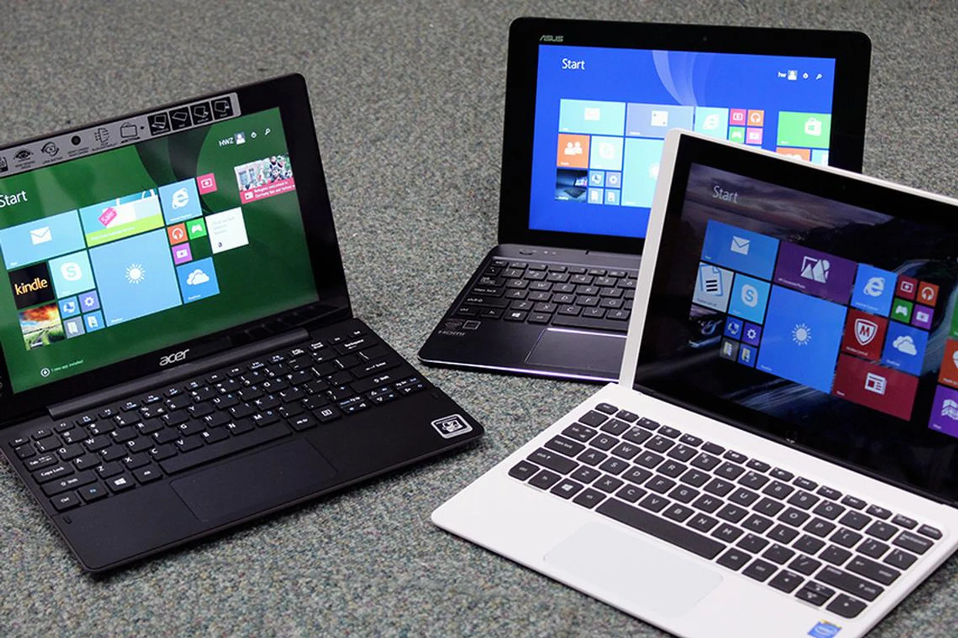We have gathered three affordable 2-in-1 convertible notebook devices from Acer, ASUS and HP for this triple threat shootout.