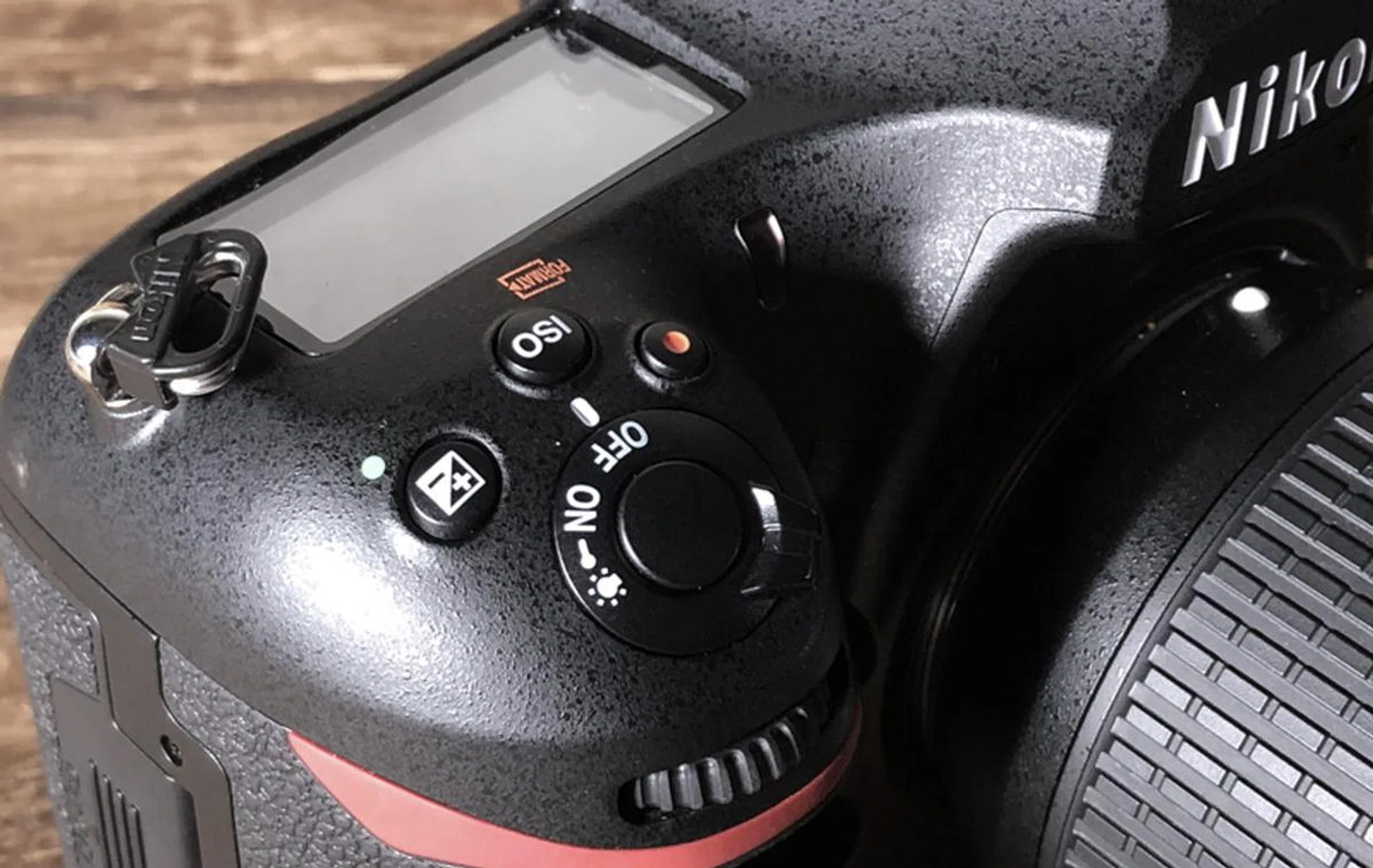 The video recording button has shifted forward slightly.