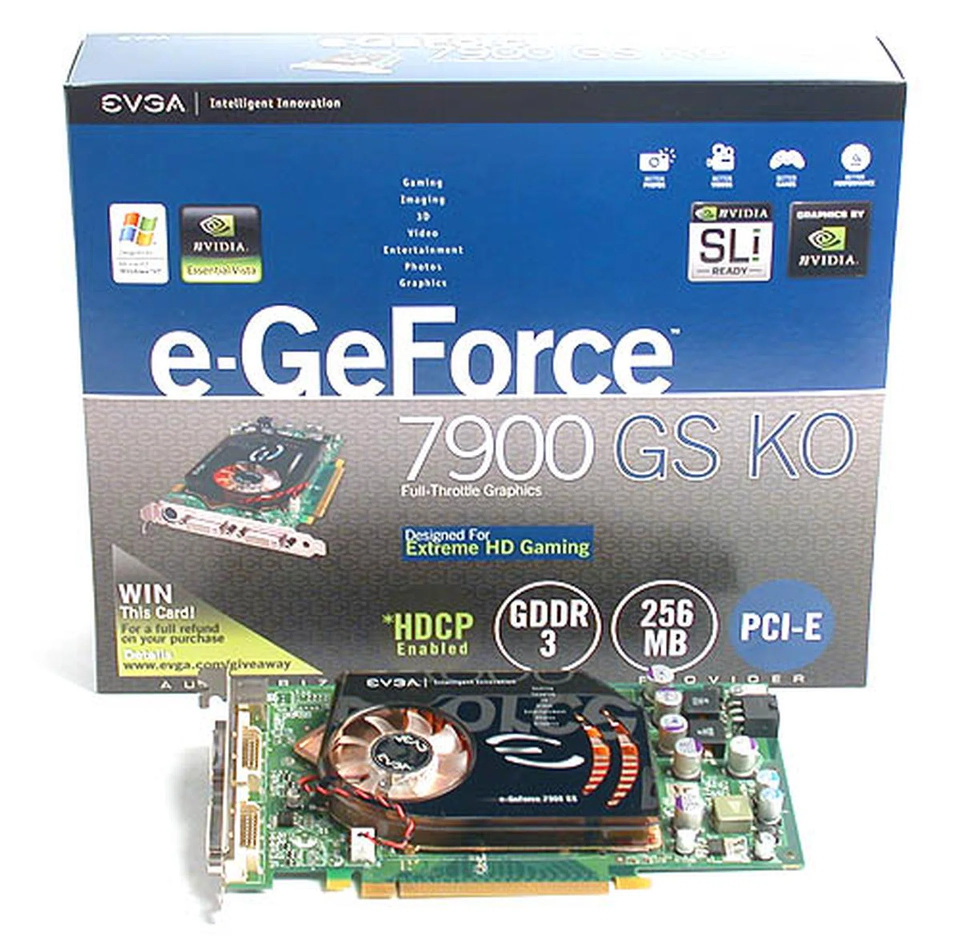 EVGA has finally landed on our shores. Here's a first look at the eVGA GeForce 7900 GS KO 256MB.