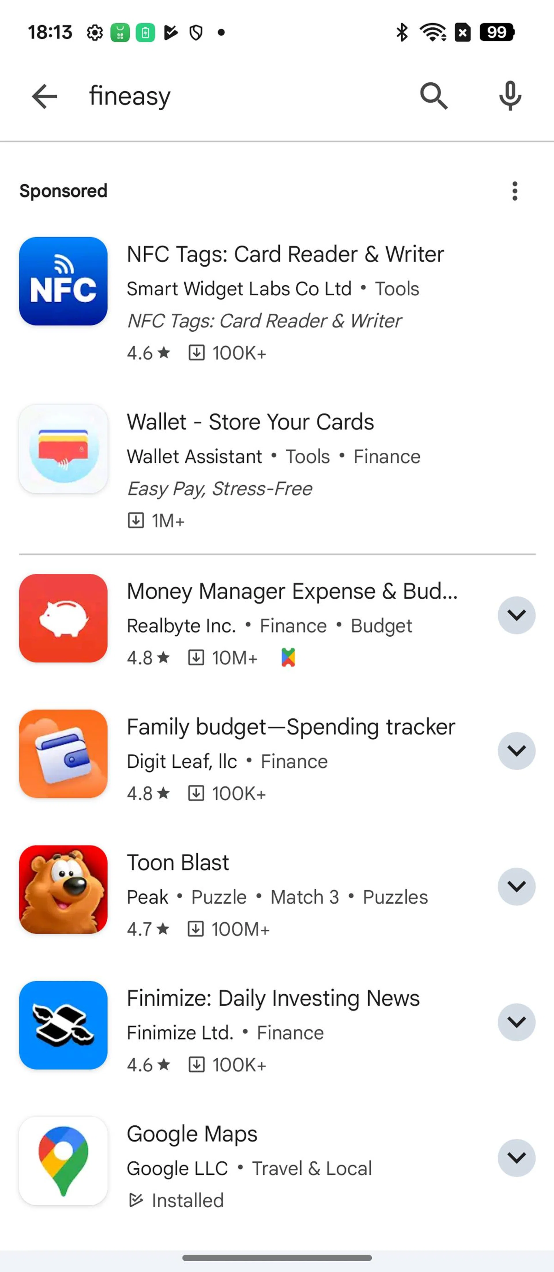 Google Play Store. Photo: HWZ.