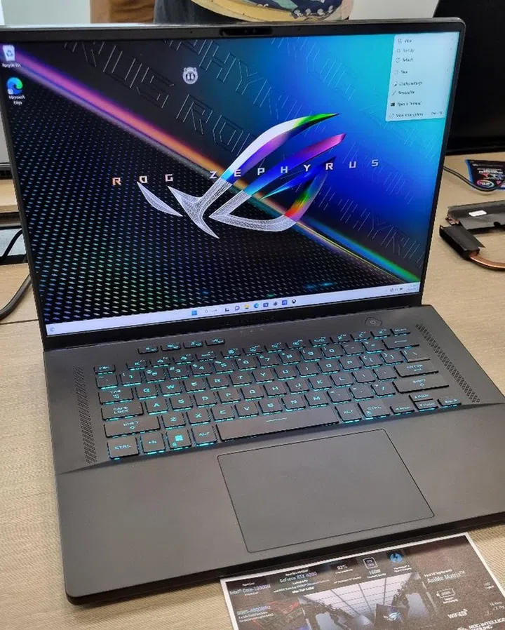 The new ASUS ROG M16 in the flesh, and it is looking good.