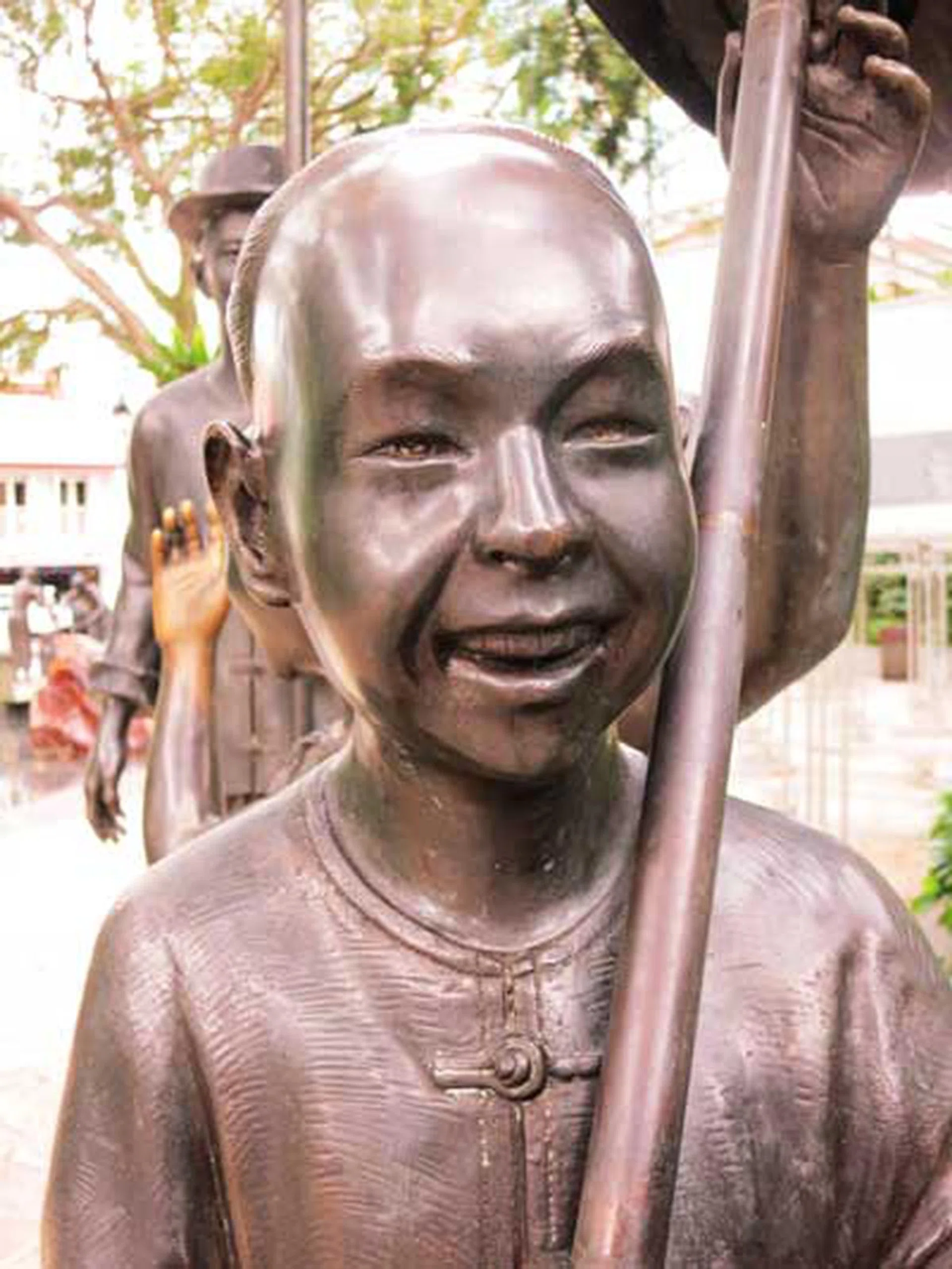 A simulated portrait shot at 35mm with a different lens.