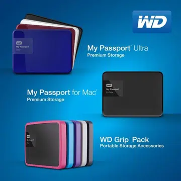 The new redesigned WD My Passport Ultra and My Passport for Mac.