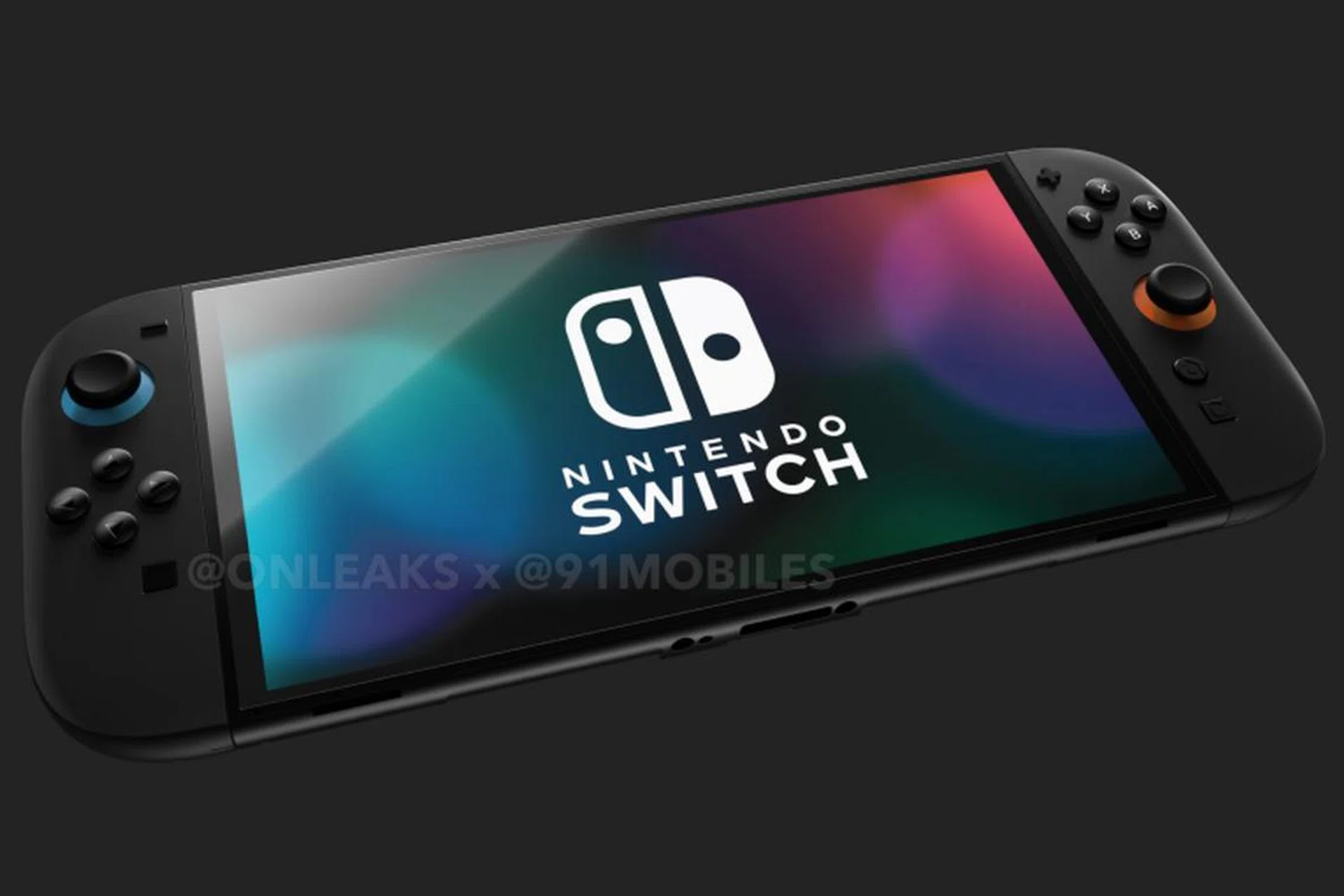 The Nintendo Switch 2 is rumoured to come with an 8.4-inch display. Photo: @OnLeaks x @91Mobiles