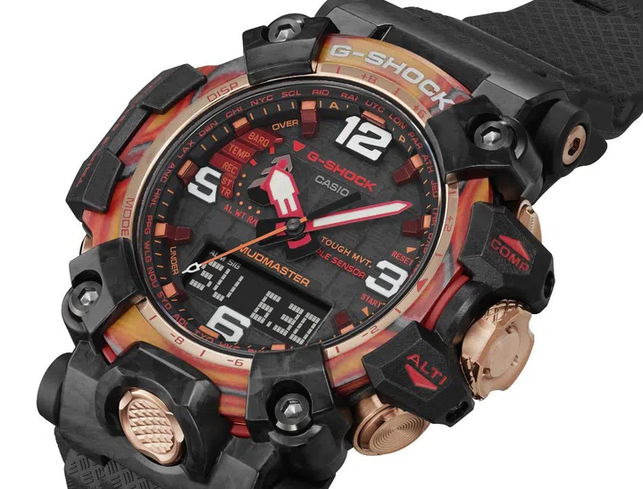The G-Shock Flare Red Series Mudmaster GWG-2040FR-1ADR (Image source: Casio)