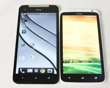 Does this picture remind you of another fruity phone? The HTC Butterfly (left) is just slightly longer and wider than the One X (right).