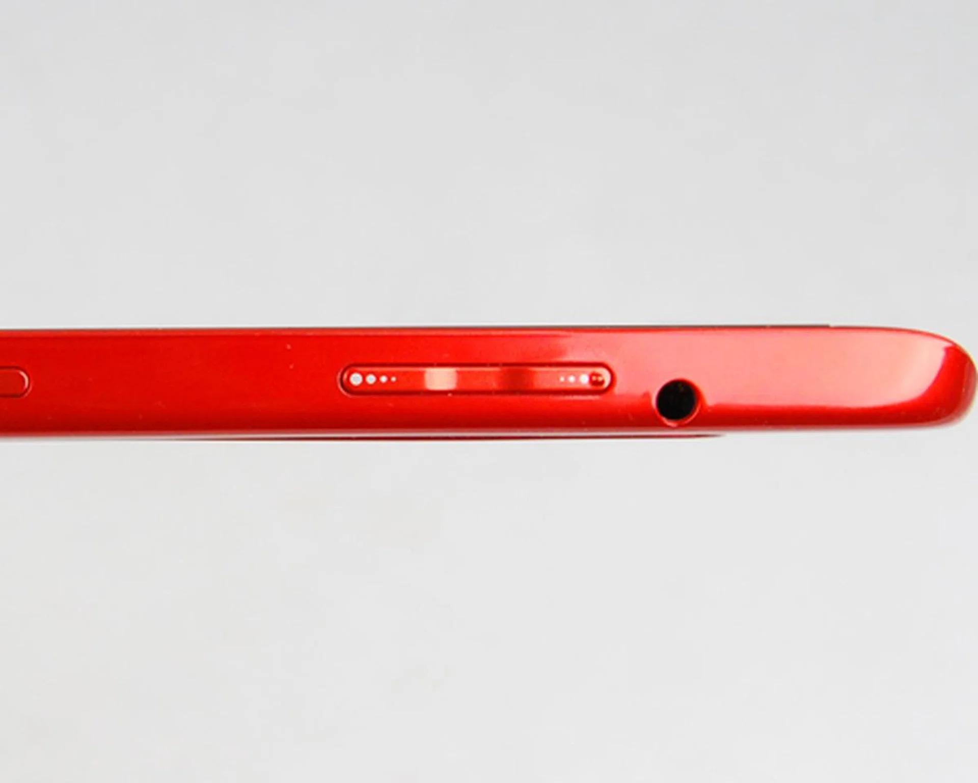 Even though its default orientation is landscape, the volume buttons are designed with the portrait orientation in mind.