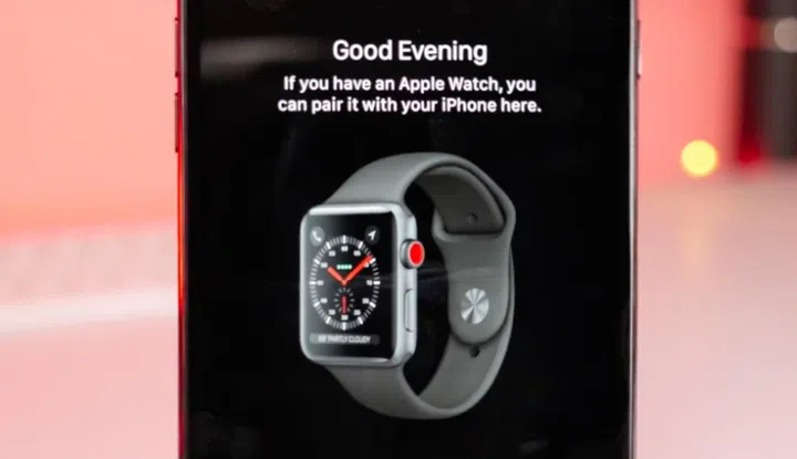 Screenshot taken from 9to5Mac video: "First Looks: Apple Watch Series 3 with LTE" 