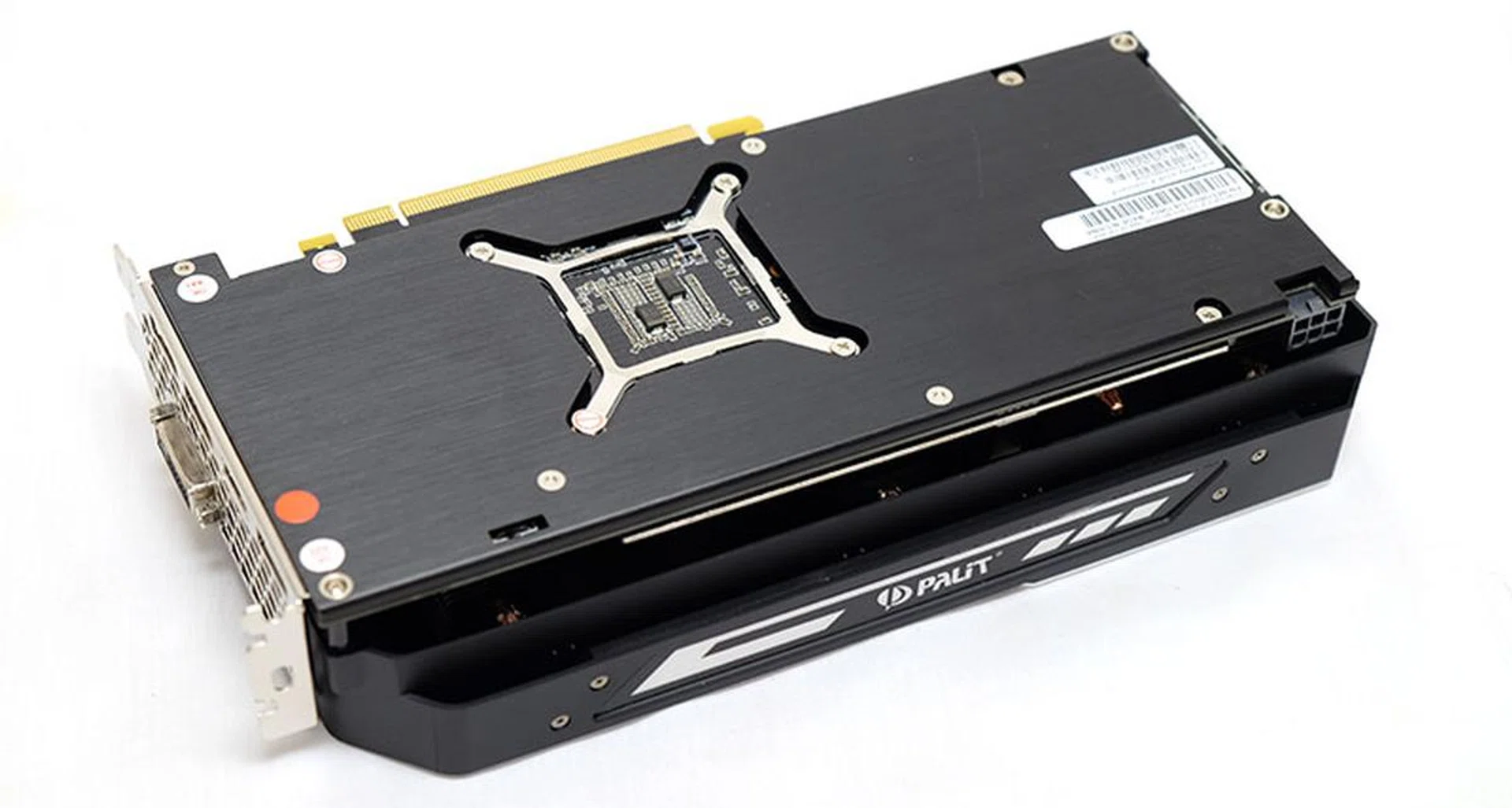 Palit GeForce GTX 1060 Super JetStream backplate