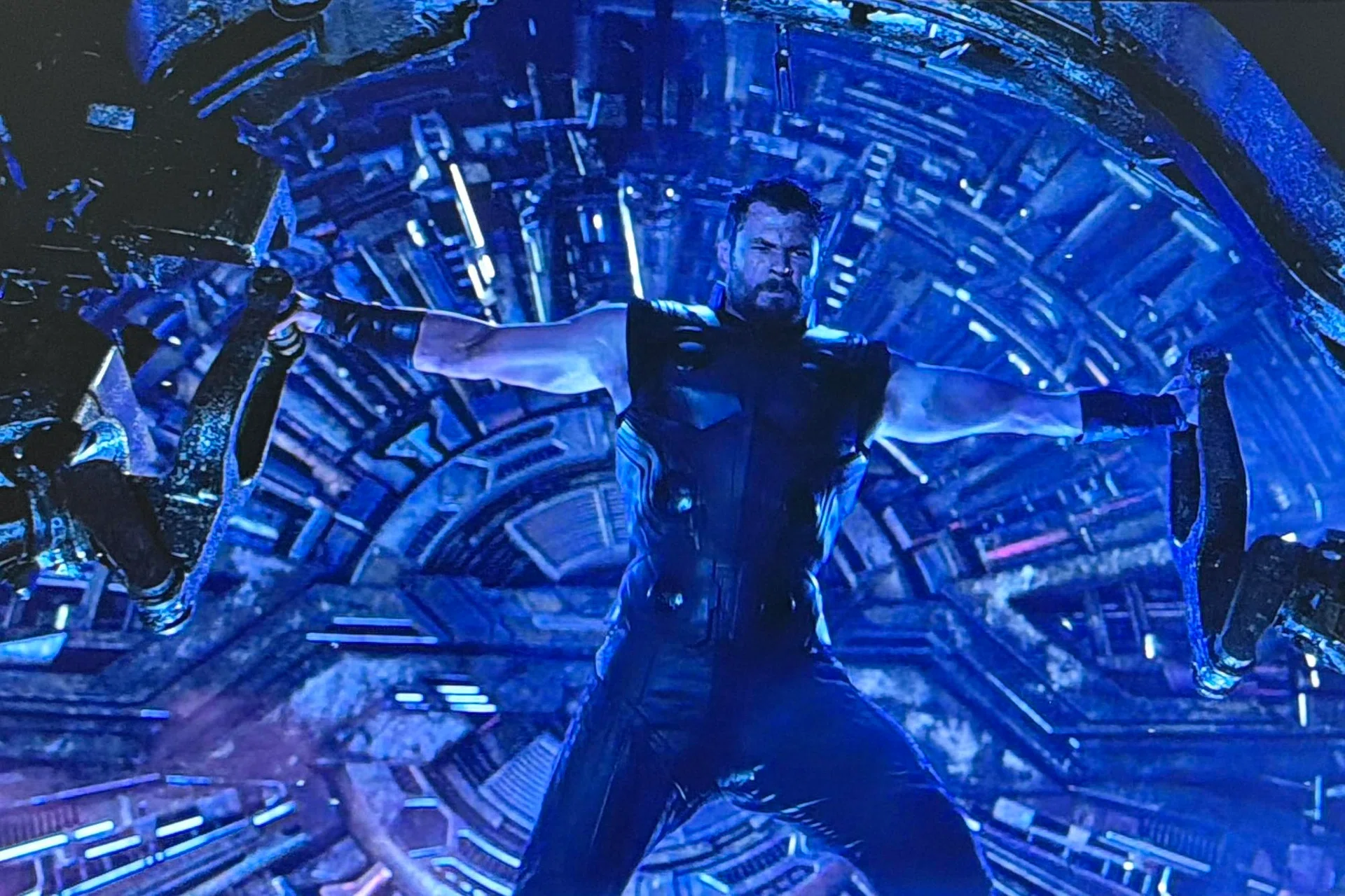 Avengers test scene one.
