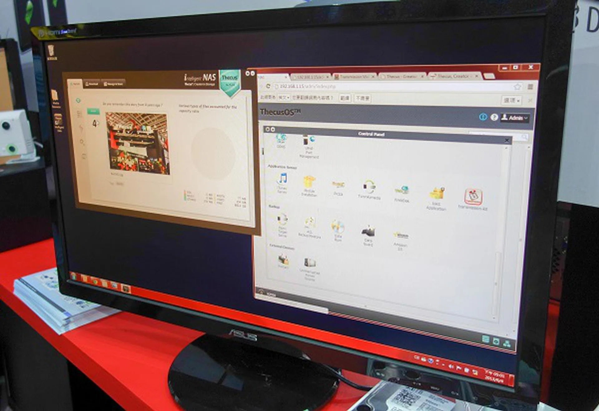 We had the chance to preview Thecus' client-side Intelligent NAS software, as well as the upcoming ThecusOS 6.0 software which will power most of their NAS products.