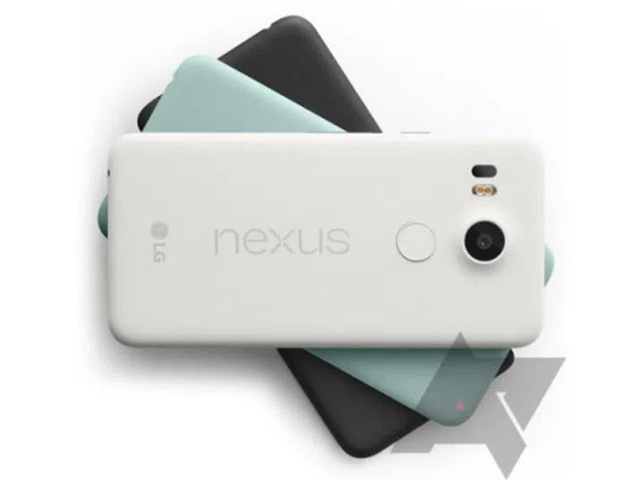 The three color options for the LG Nexus 5X. <br> Image source: Android Police