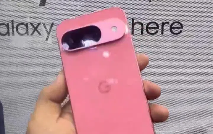 Google Pixel 9 leaked video showcases phone in shock pink