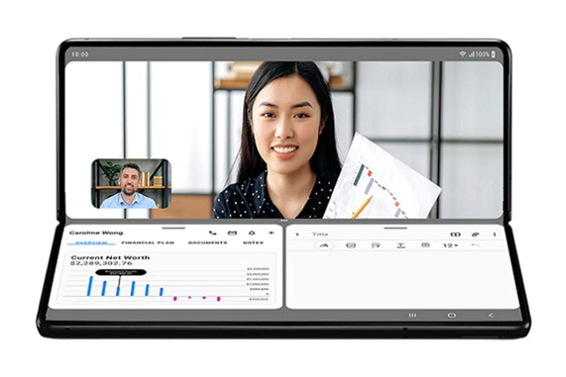 Samsung's foldable phones are seeing double demand for business use.
