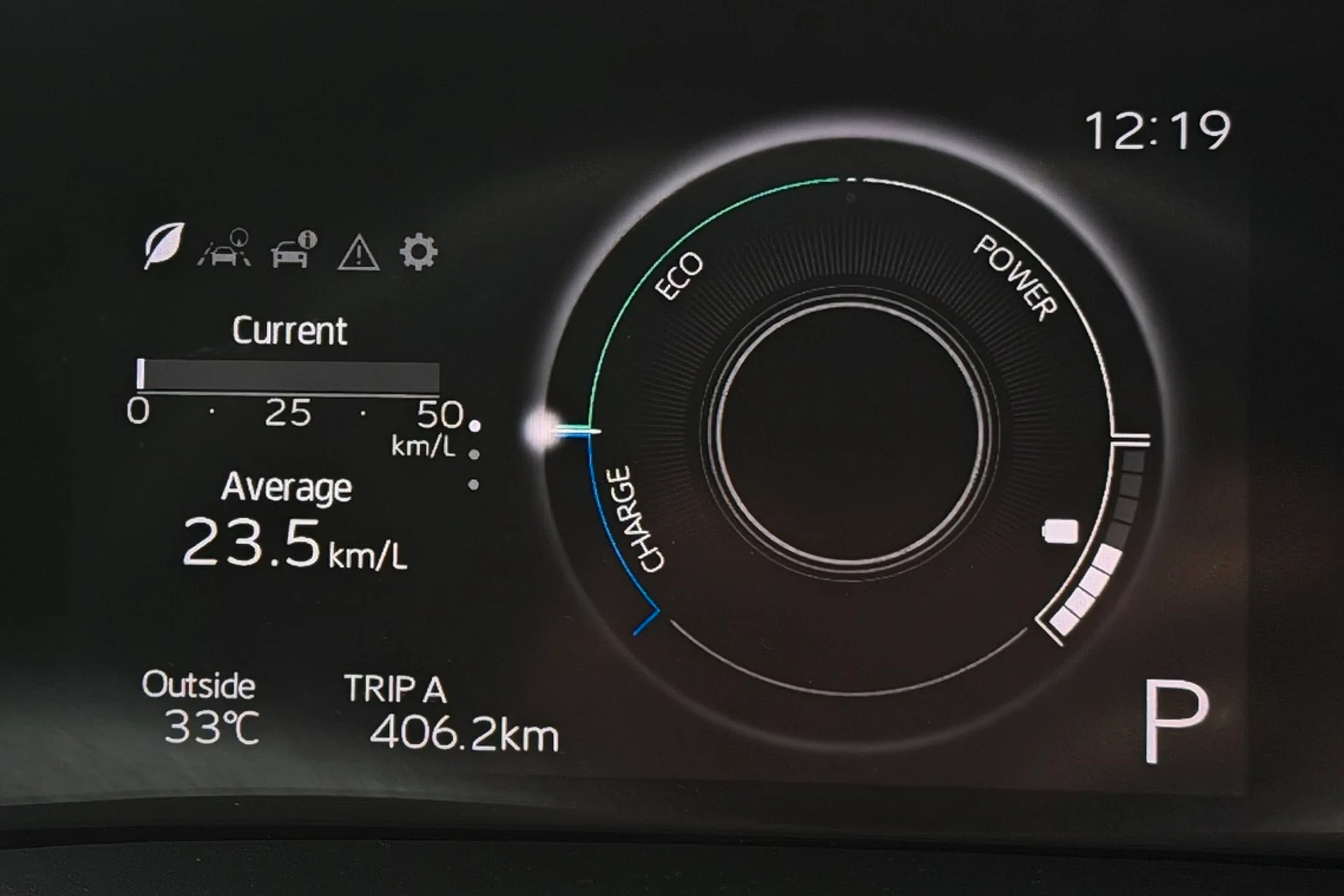 Toyota Vios Hybrid fuel consumption