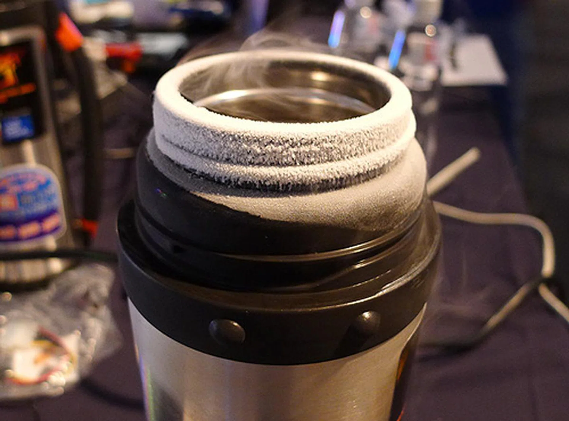 The LN2 section is probably the most crucial area for this competition. Here is where competitors get their cooling agent for their crazy high overclocks.