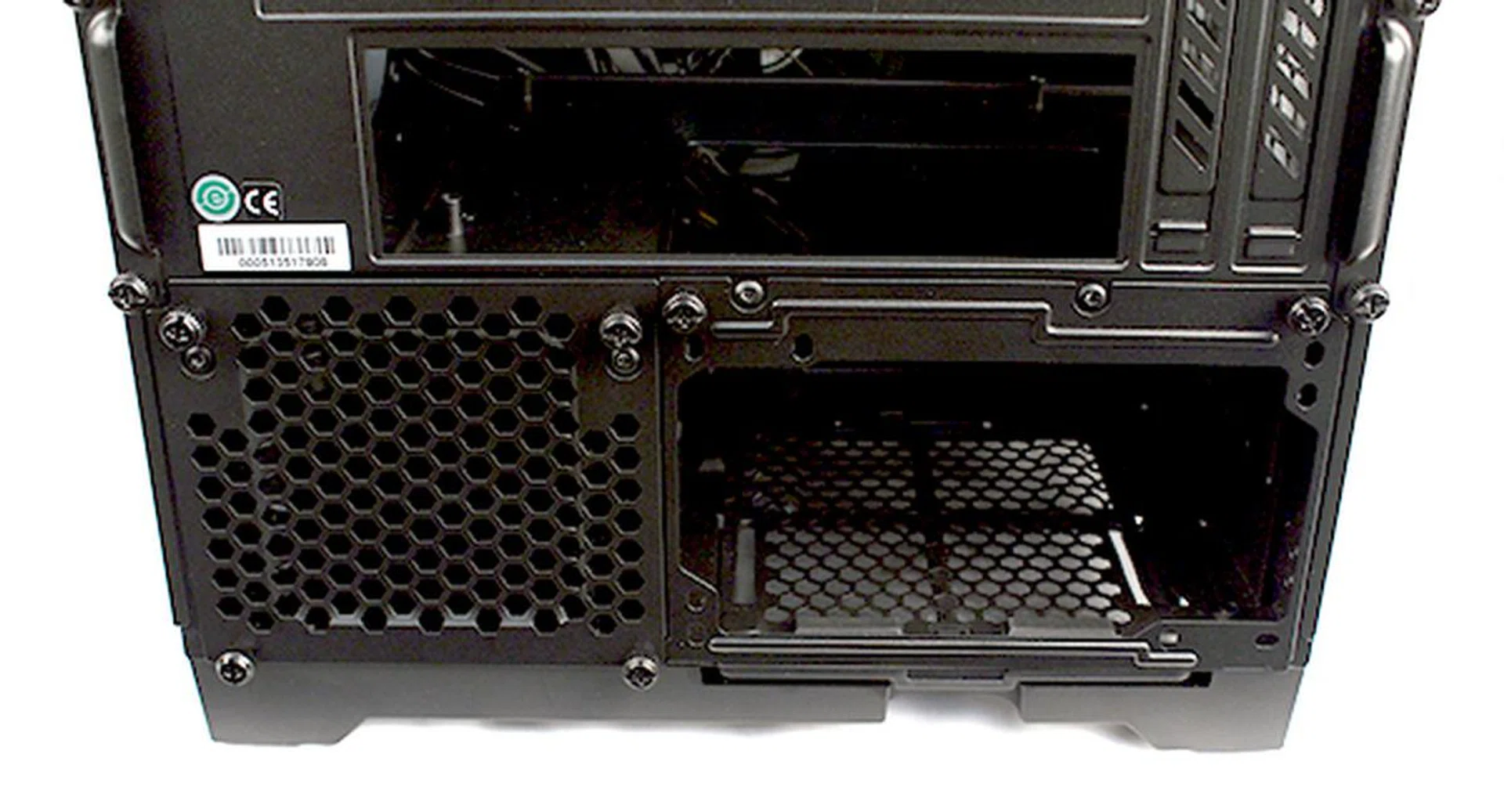 Installation involves a lot of thumbscrews. Securing the HDD and PSU backplates alone are six of them.