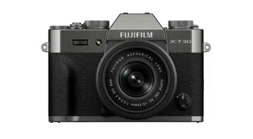 The Fujifilm X-T30 III in Charcoal Silver. 