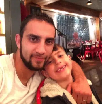 Seen here are Mohamed Shugaa (left) with his seven-year-old son FaisallImage (right). <br>Image source: Stian Alexander