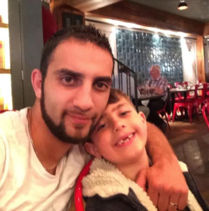 Seen here are Mohamed Shugaa (left) with his seven-year-old son FaisallImage (right). <br>Image source: Stian Alexander